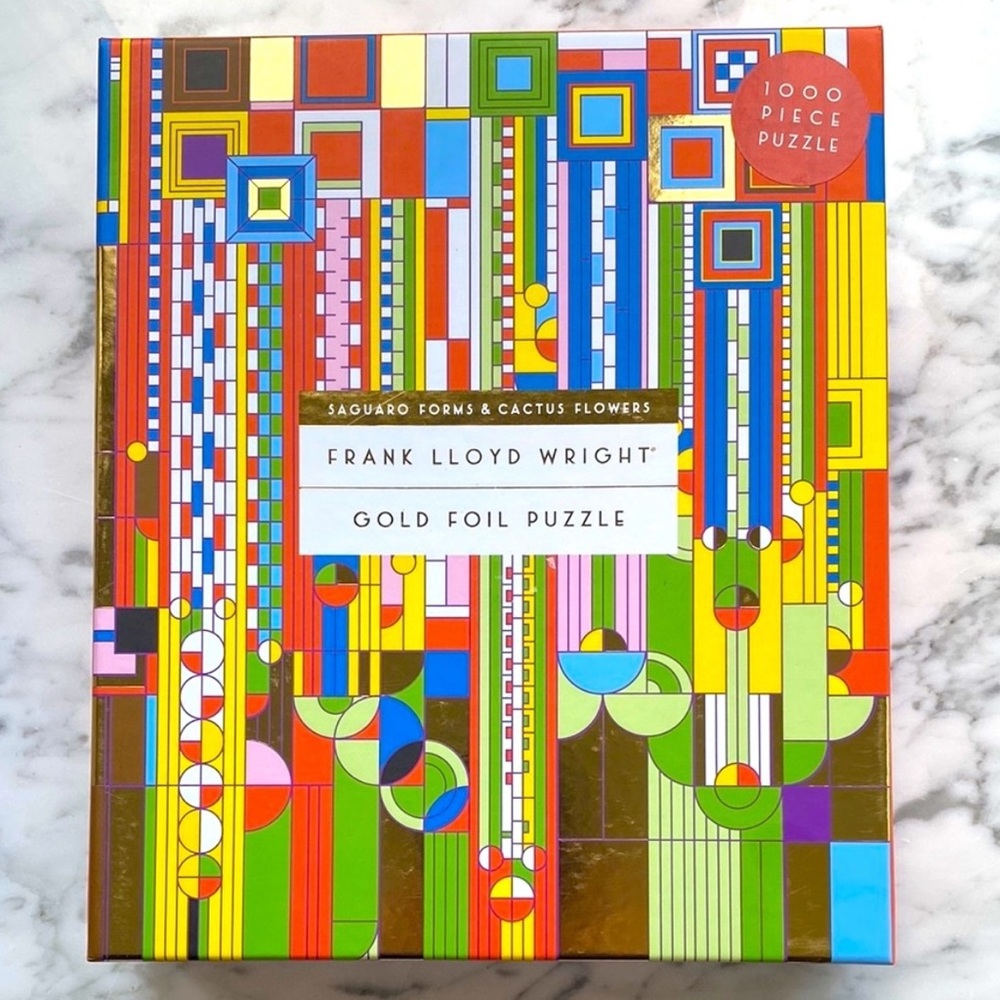 Frank Lloyd Wright • 1000 Jigsaw Puzzle • Saguaro Forms & Cactus Flowers